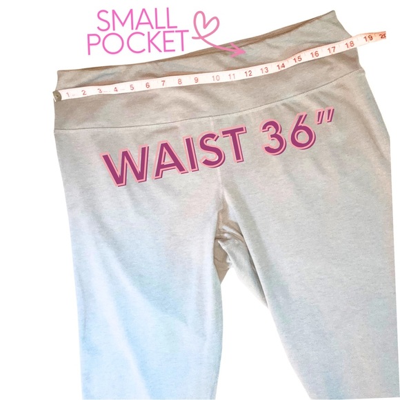 Danskin Activewear 3 PC Set - Gray Leggings, Pink Pullover & New Socks - Size XL - Picture 5 of 11